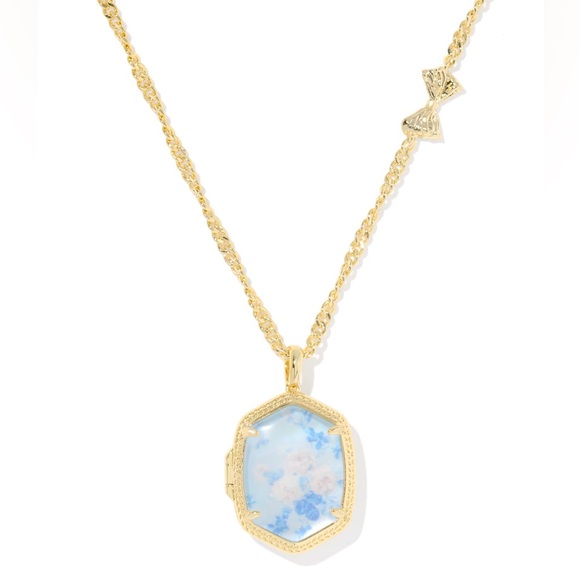 LOVESHACKFANCY Kendra Scott Gold Locket Necklace